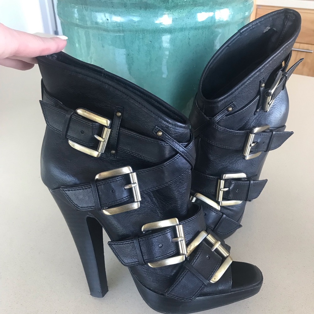 Leather Booties - image 2